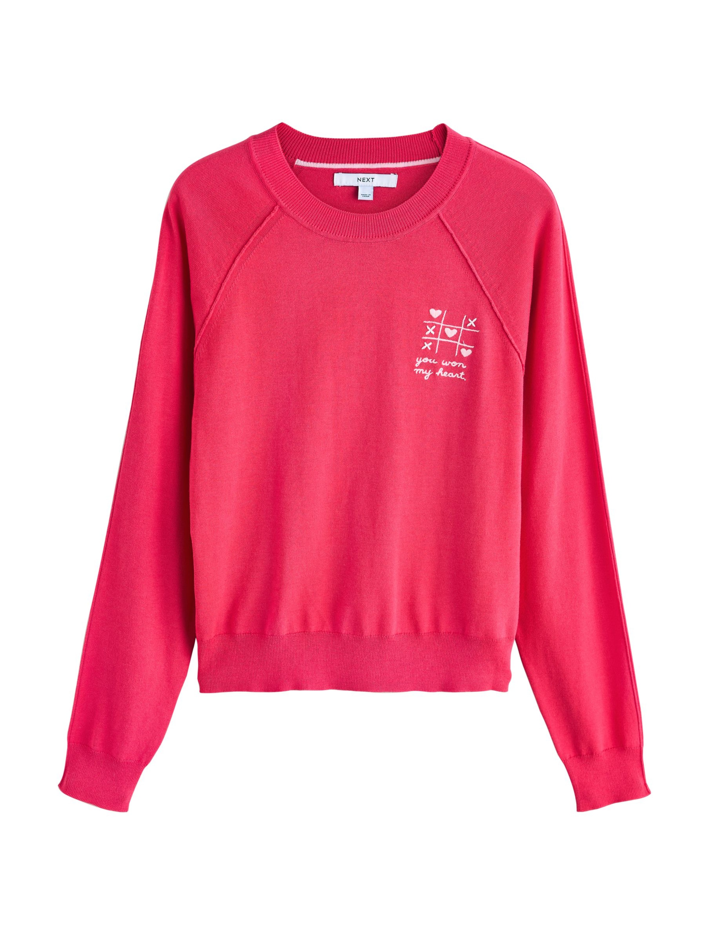 Next Pulover | rdeča barva: sprednja stran