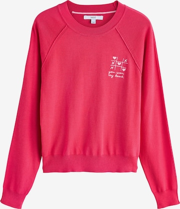 Next Neulepaita värissä punainen: etupuoli