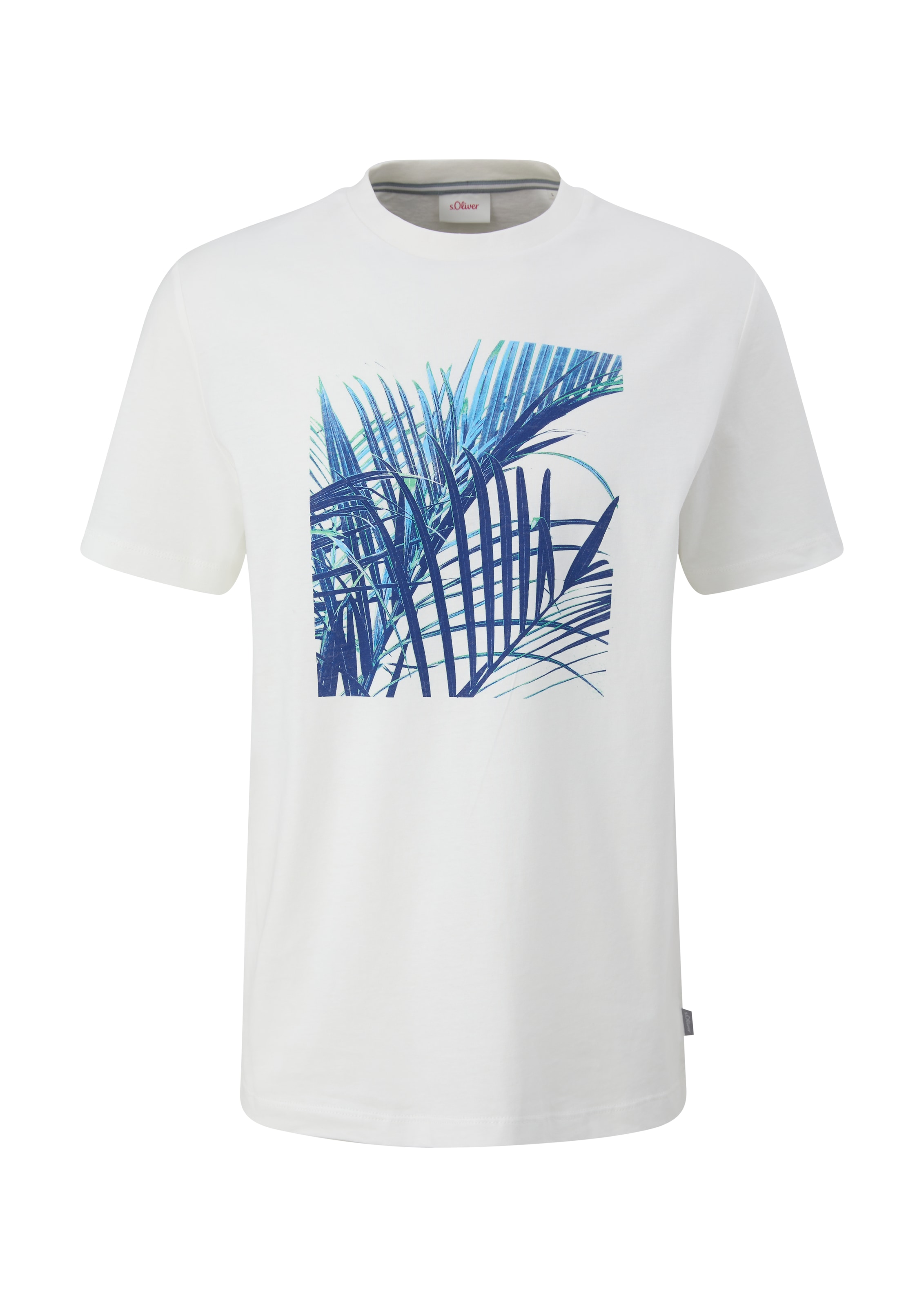 T-Shirt s.Oliver en blanc : devant