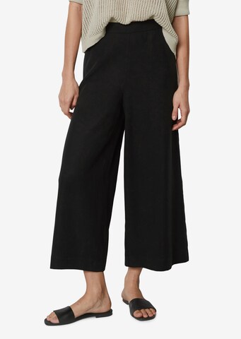 Marc O'Polo Wide Leg Hose in Schwarz: predná strana