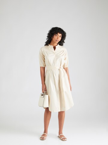 UNITED COLORS OF BENETTON Sukienka koszulowa w kolorze beżowy: przód