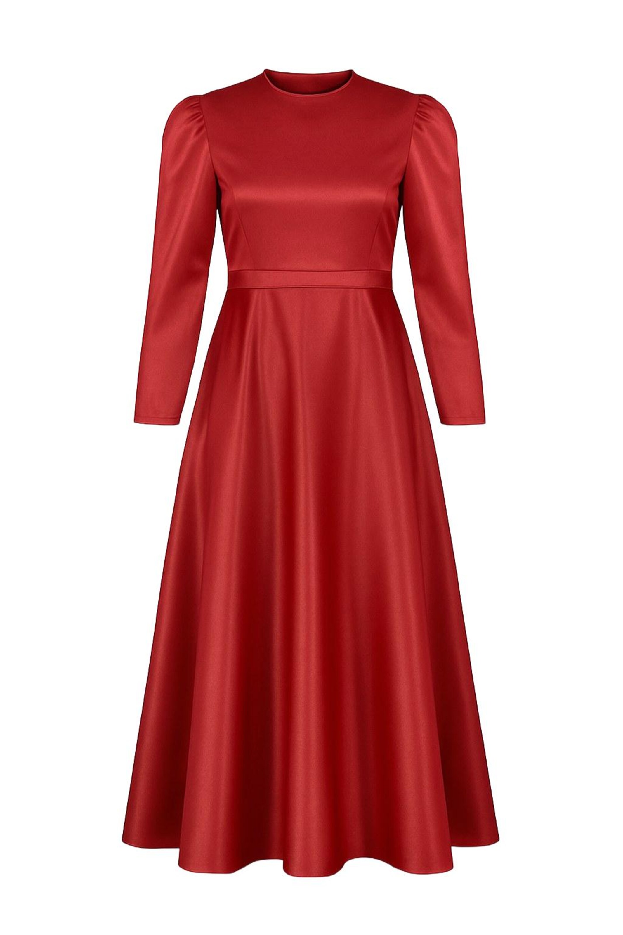 MODAMIHRAM Avondjurk in Rood: voorkant