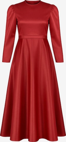 Robe de soirée MODAMIHRAM en rouge : devant