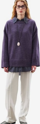 MANUKA Fleecejacke in Lila: Vorderseite