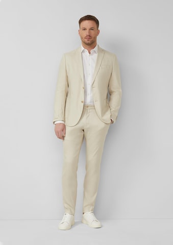 s.Oliver Slim fit Colbert ' S.OPURE ' in Beige