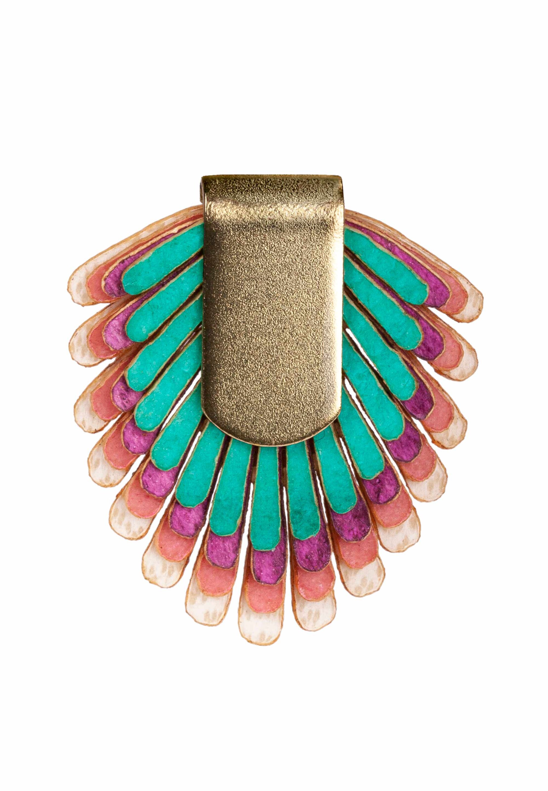 Gretchen Earrings 'Pam Pem' in Green