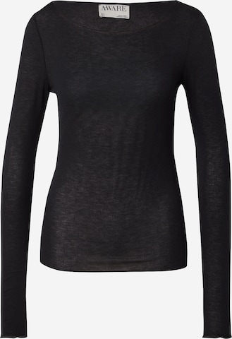 Aware Shirt in Black: front