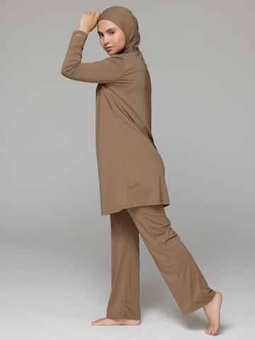 Col haut Maillot de bain 'South - Covered' SIYA Swimwear en marron
