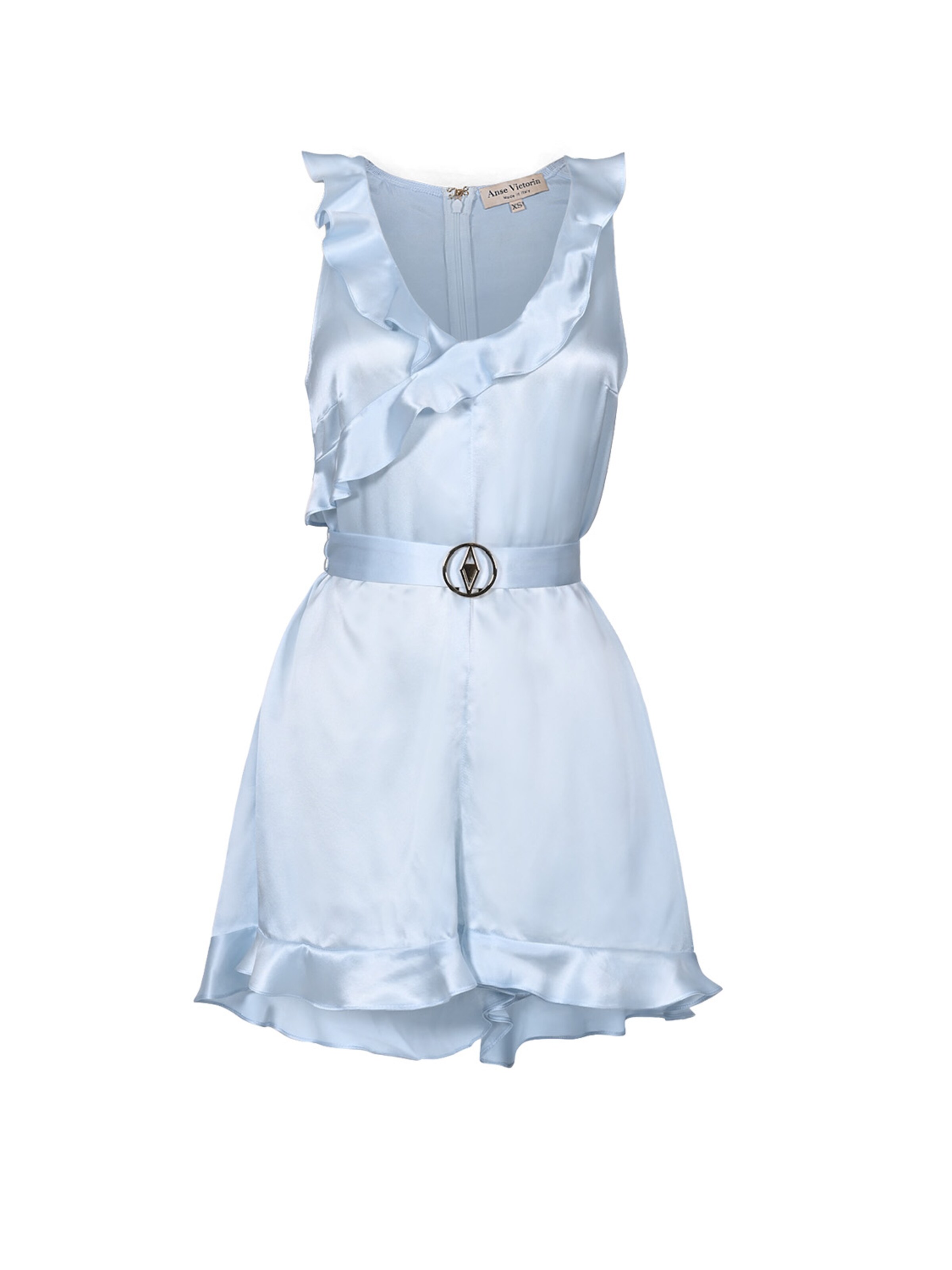 Anse Victorin Jumpsuit 'Amelie' in Blue: front