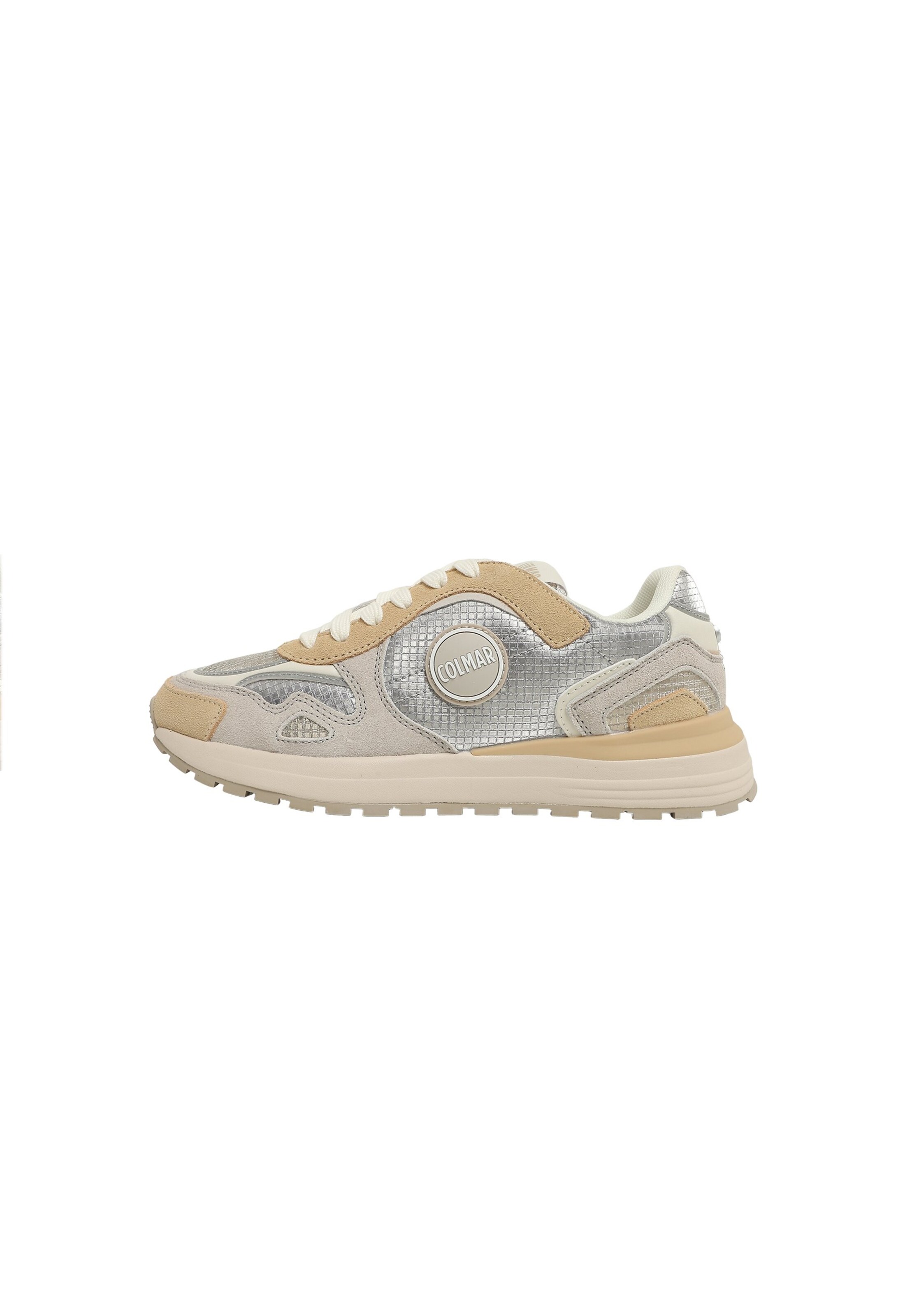 Baskets basses 'HUNT' Colmar en beige : devant