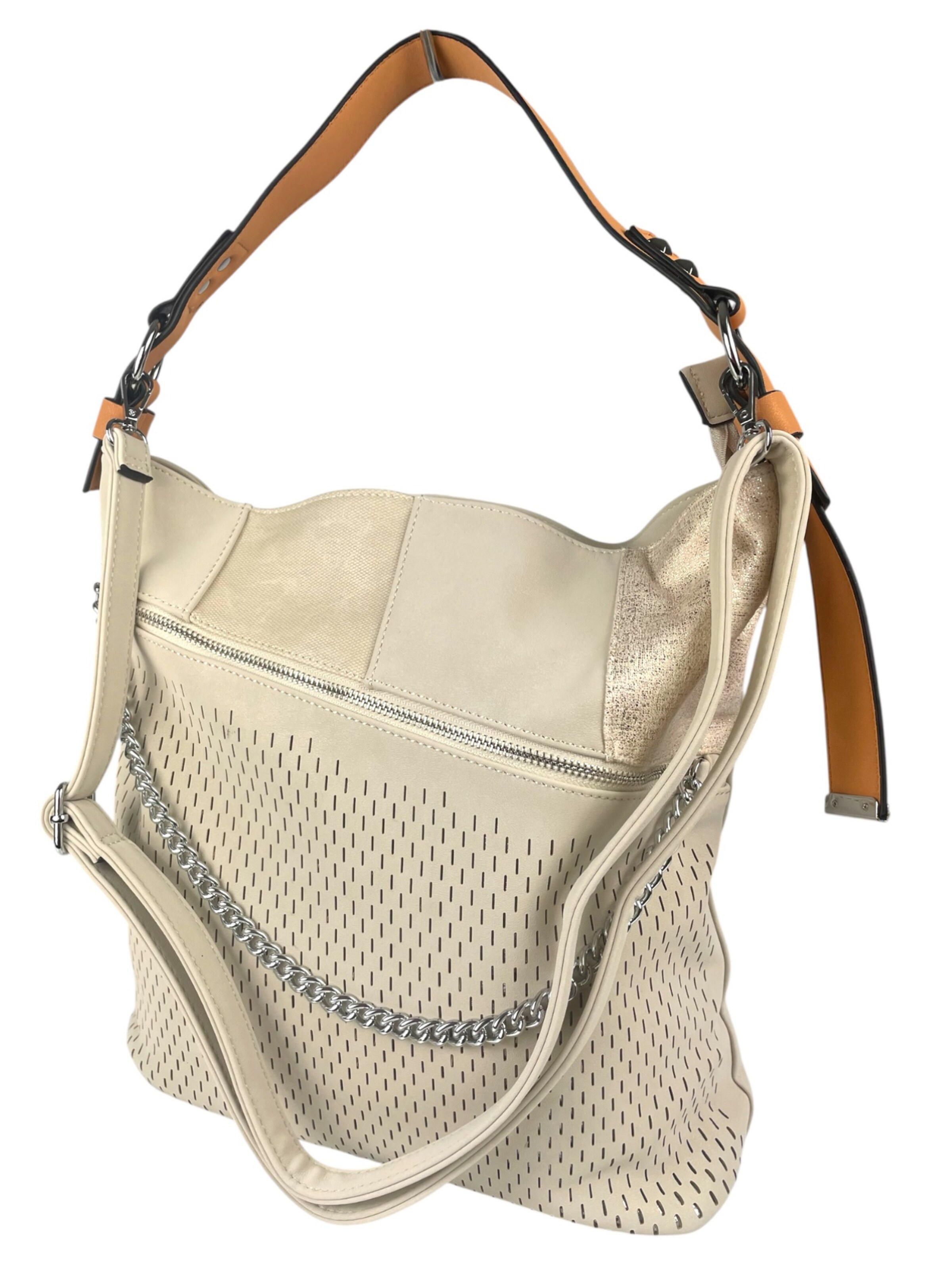 Kumixi Shopper in Beige: front