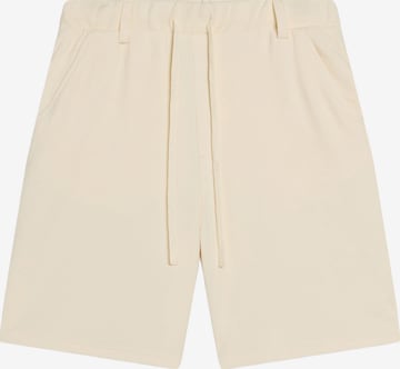 Bershka Loosefit Housut värissä valkoinen: etupuoli