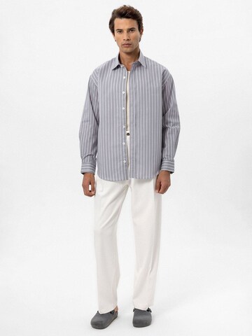 Coupe regular Chemise 'Fiorenze' Antioch en gris