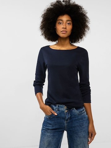 T-shirt 'New Lanea' STREET ONE en bleu : devant