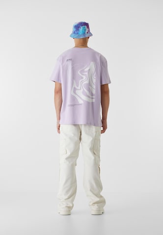 Lost Youth T-Shirt 'Chaos' in Lila
