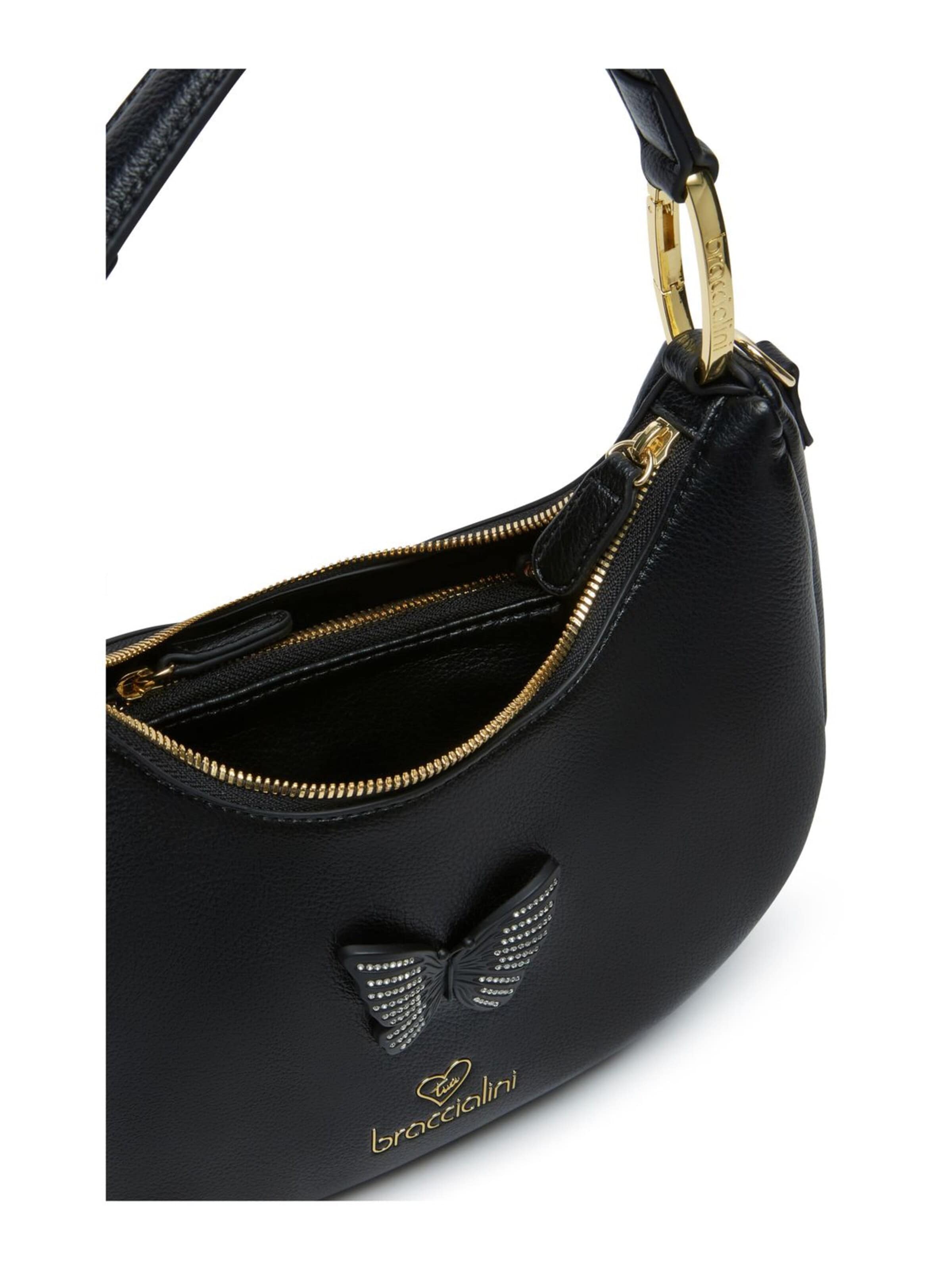 Borsa a spalla 'Amy Bijoux' di Braccialini in nero