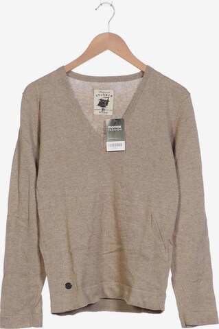 TOM TAILOR DENIM Sweater & Cardigan in S in Beige: front