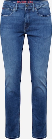 HUGO Slim fit Jeans in Blue: front