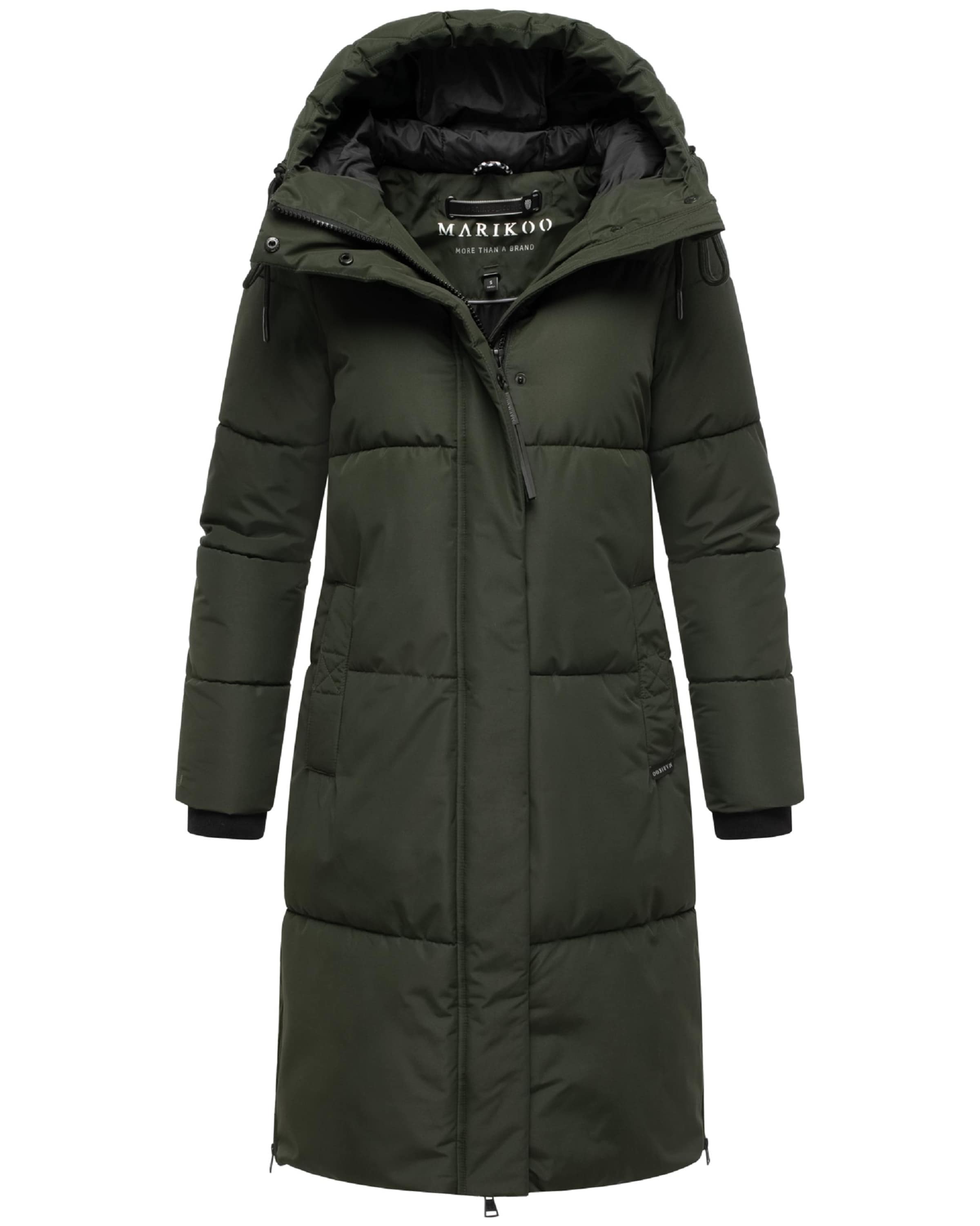 MARIKOO Зимнее пальто 'Michikoo XVI' в Зеленый: спереди
