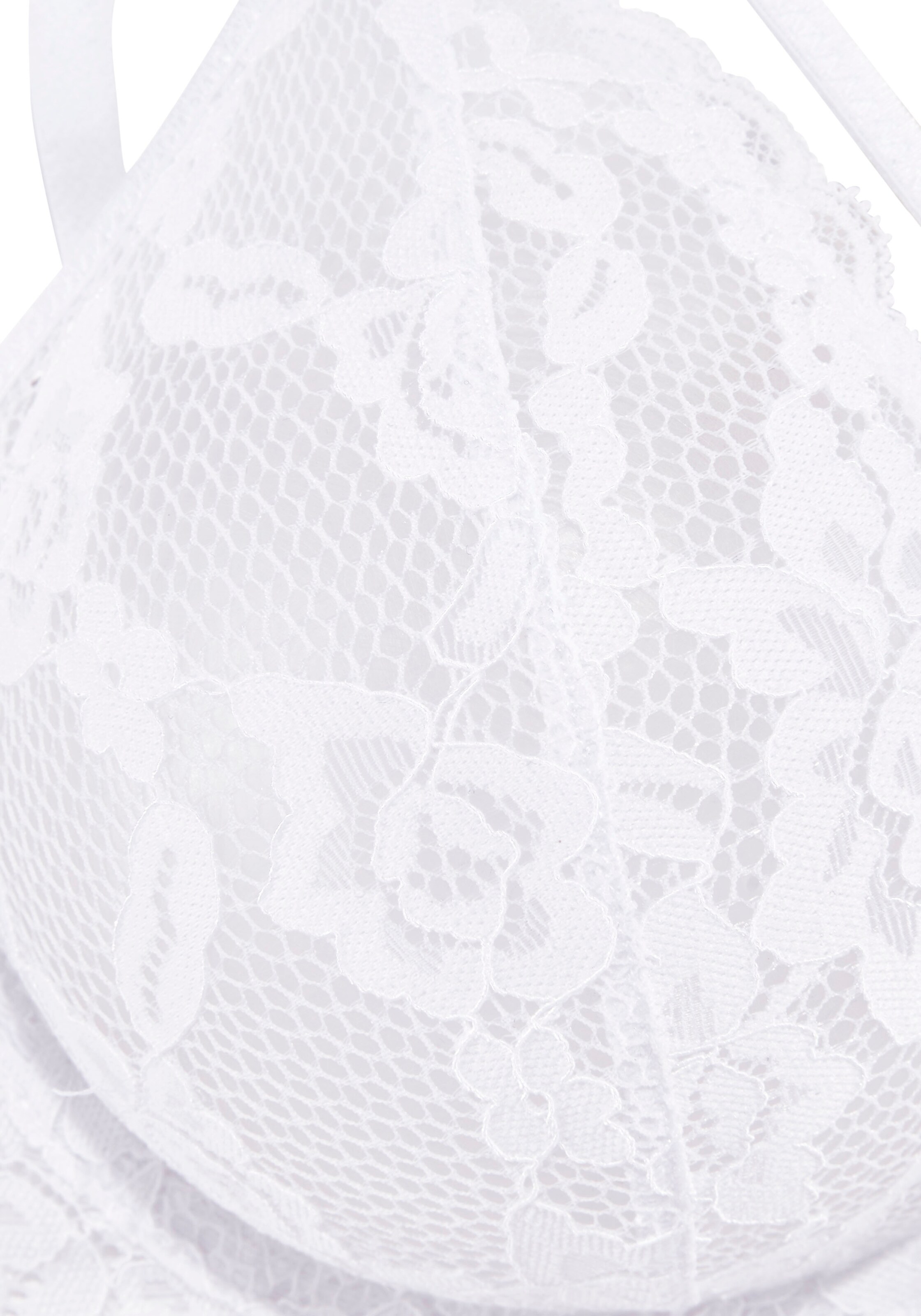 LASCANA Бюстгальтер под футболку Бюстгальтер в Белый