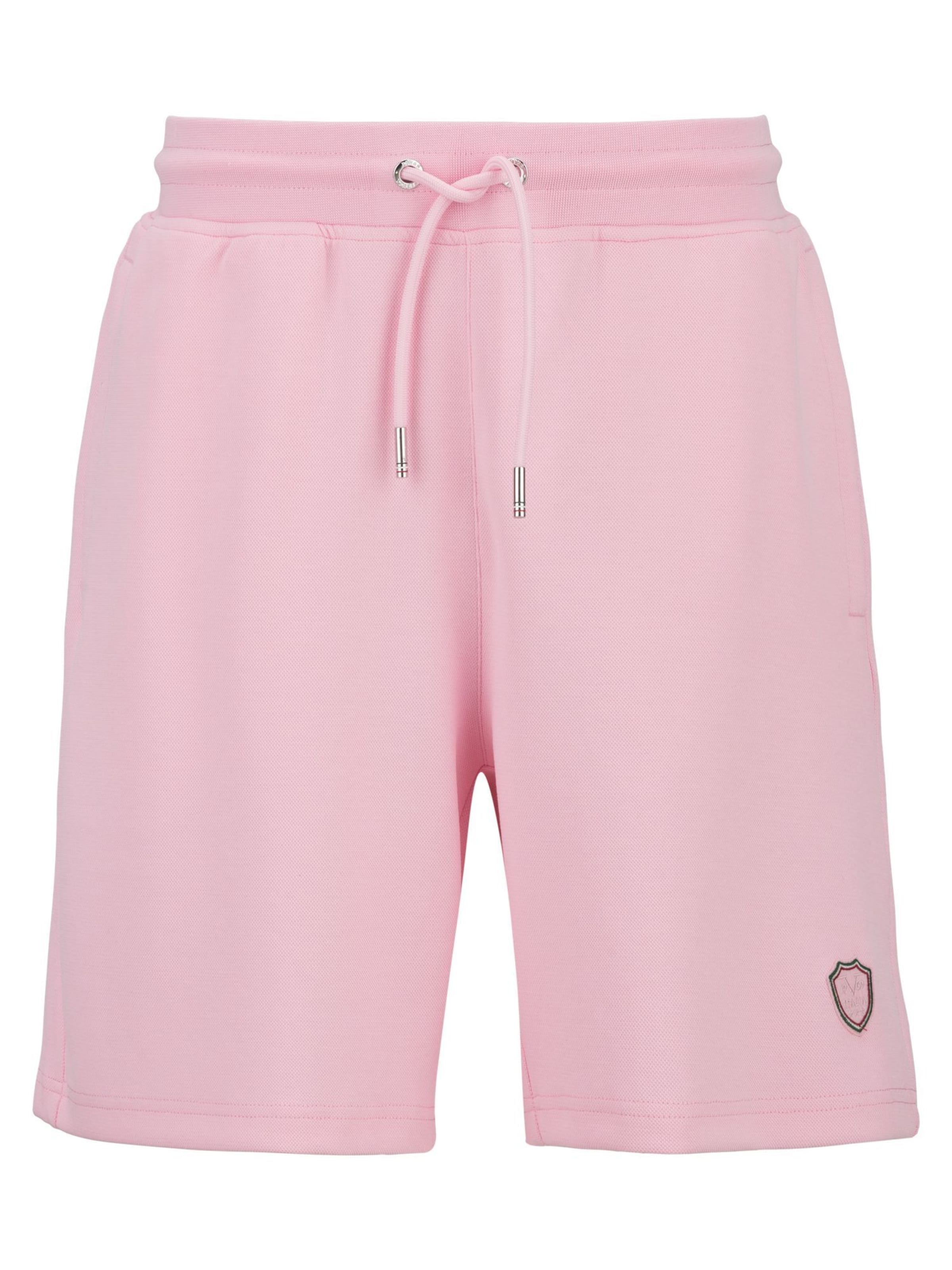 19V69 ITALIA Normální Kalhoty 'Sergio Flag' – pink: přední strana