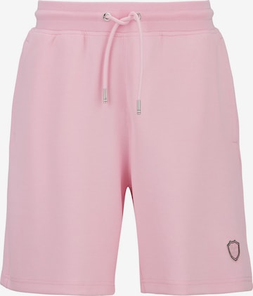 19V69 ITALIA Обычный Штаны 'Sergio Flag' в Ярко-розовый: спереди