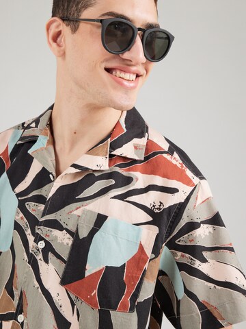 Kronstadt - Ajuste regular Camisa 'Cosimo' en Mezcla de colores