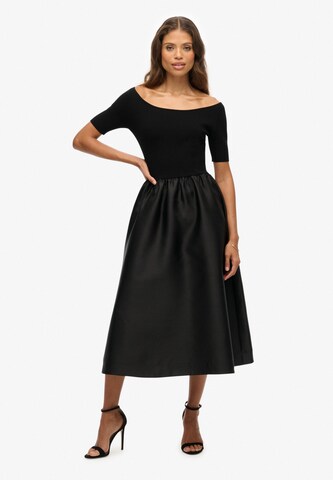 Superdry Jurk in Zwart: voorkant