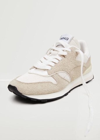 MANGO Sneakers low 'Maraton' i beige