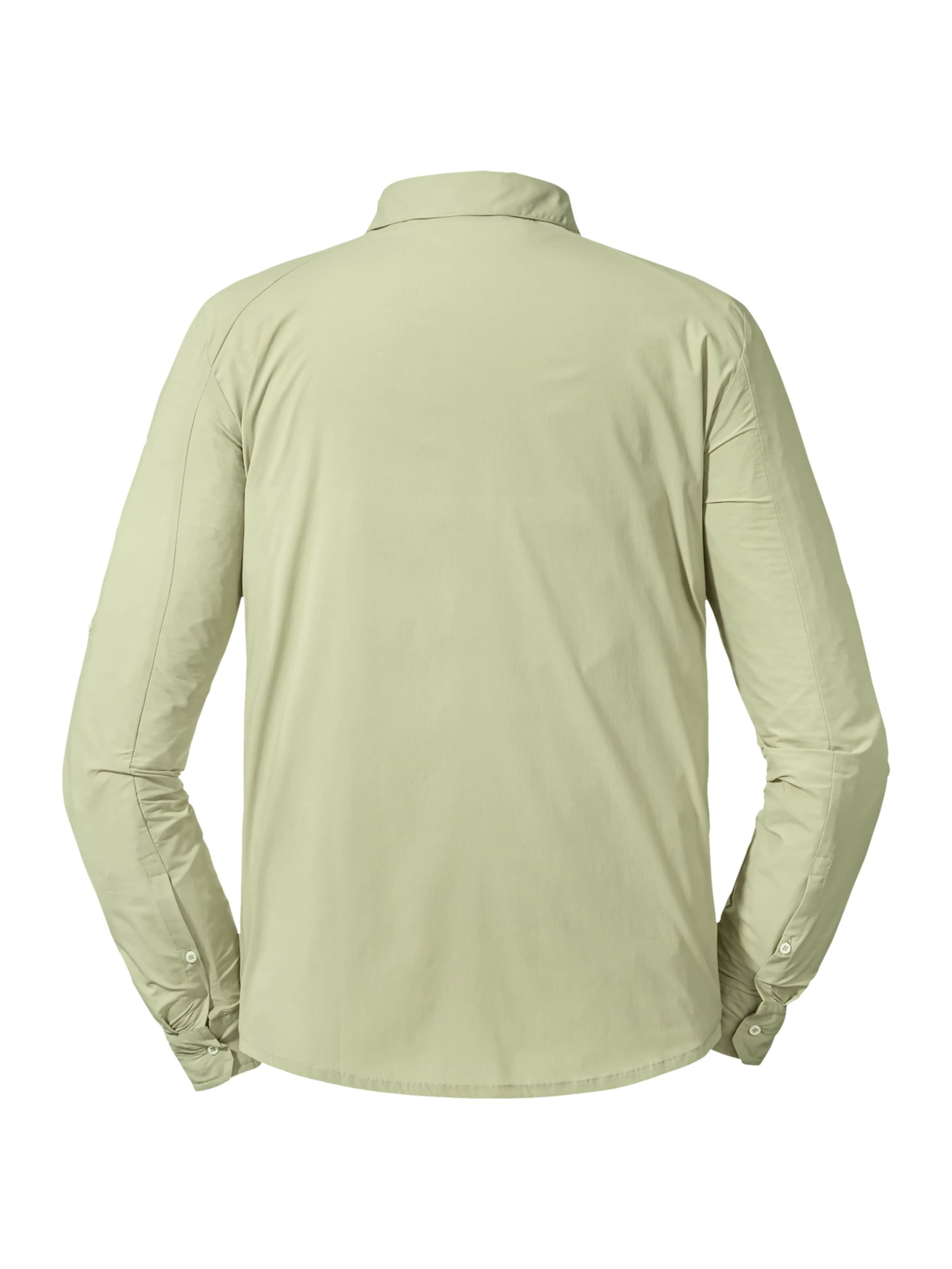 Coupe regular Chemise fonctionnelle 'Hohe Reuth' Schöffel en vert : devant