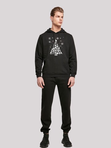 Sweat-shirt 'Star Wars Christmas Tree' F4NT4STIC en noir