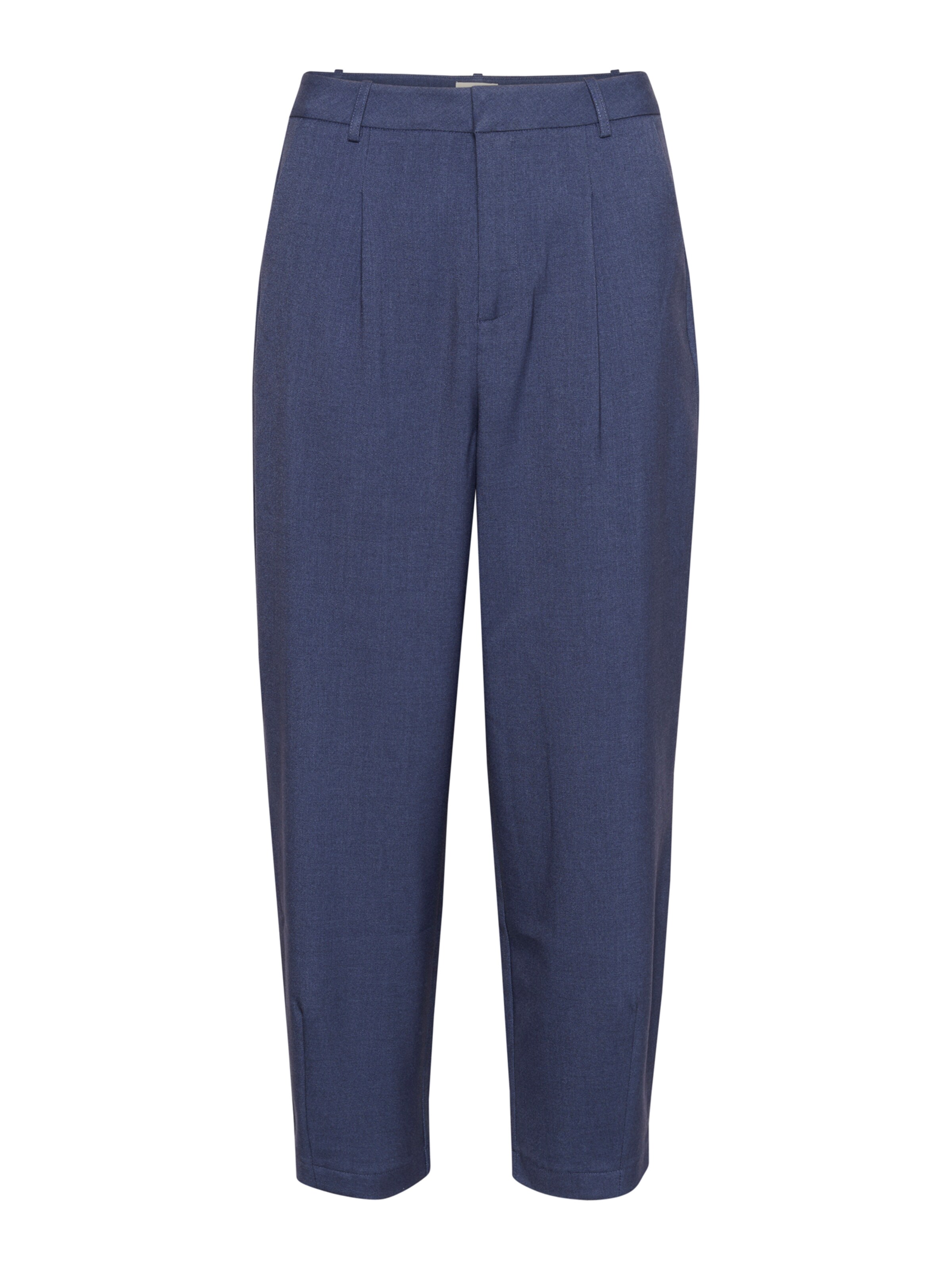 Kaffe Tapered Pleat-front trousers 'KA Merle' in Blue: front