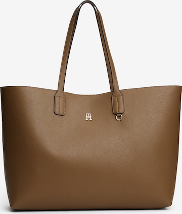 TOMMY HILFIGER Torba shopper w kolorze zielony: przód