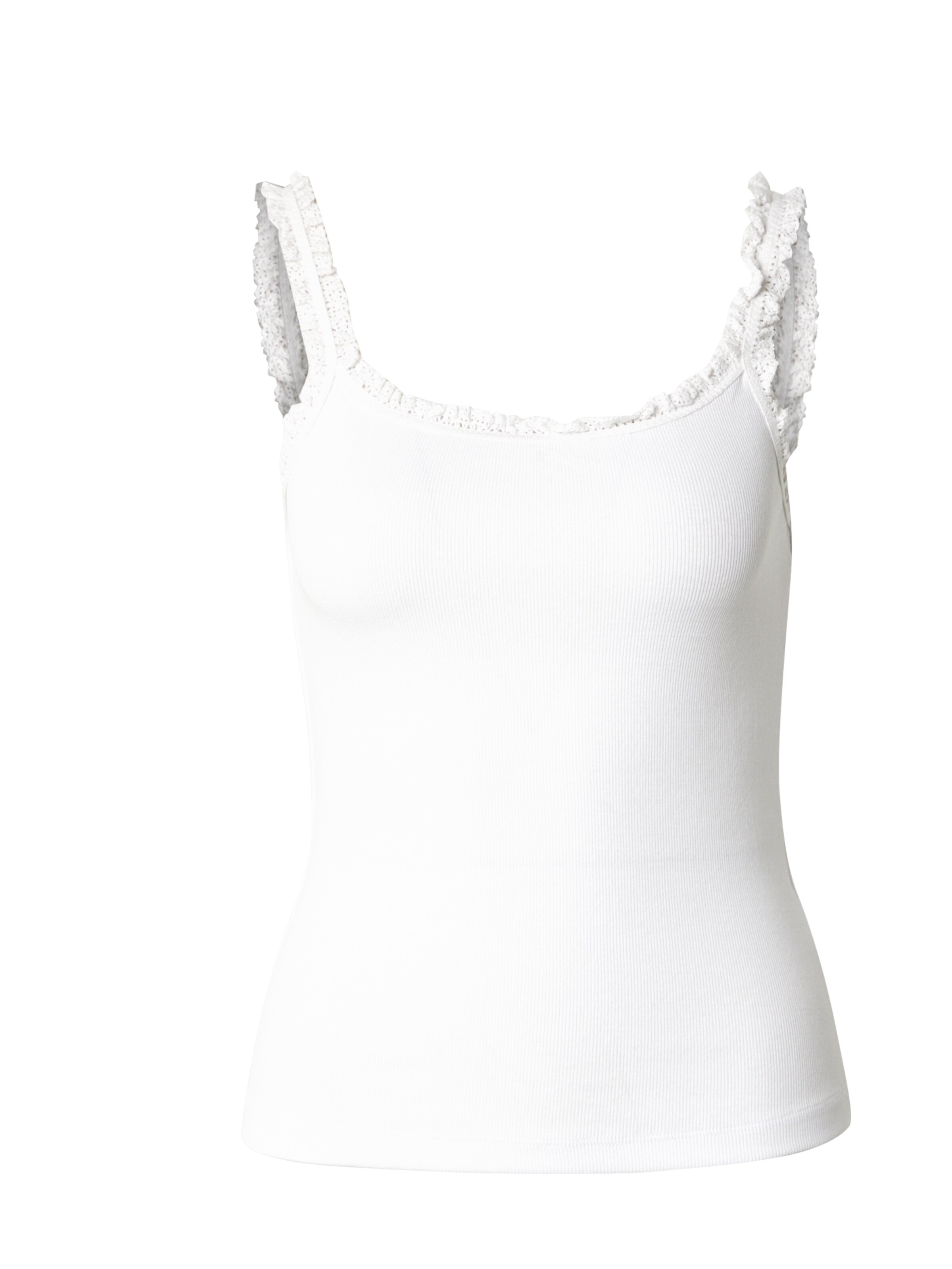 mbym Top 'Elinea' in Weiß: Vorderseite