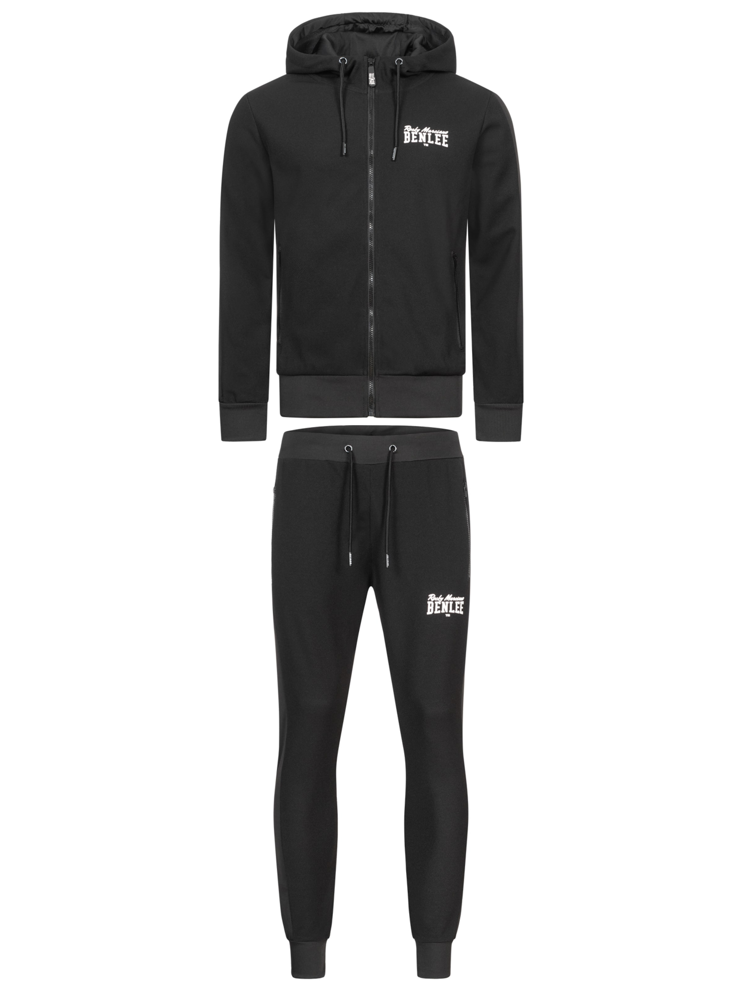 Benlee Тренировочный костюм 'Hackberry' в Черный: спереди
