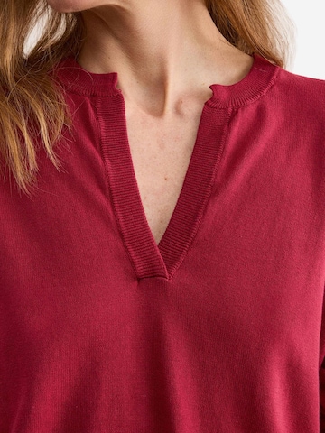 Pull-over Il Lanificio en rouge