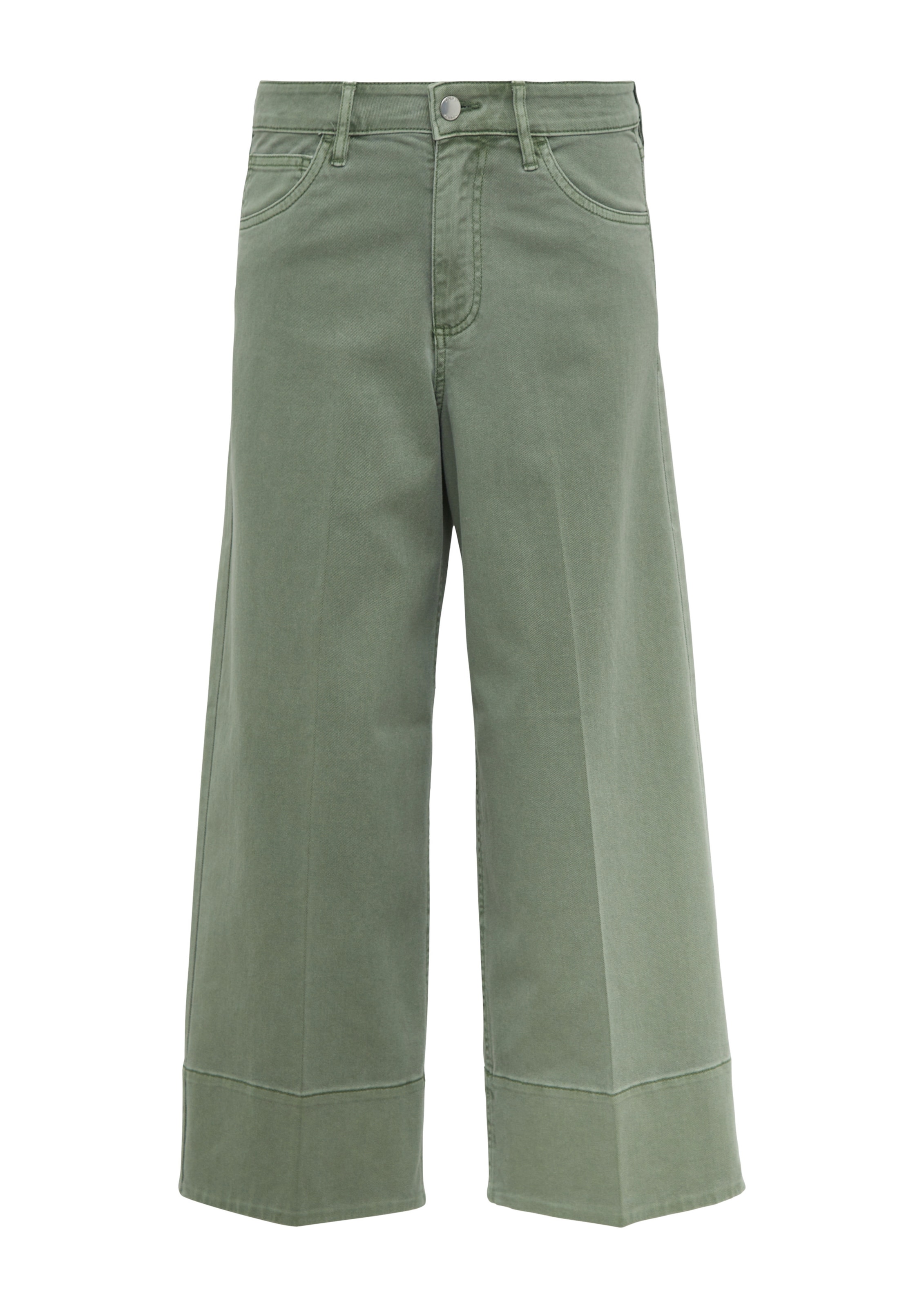 s.Oliver Широки крачоли Дънки в зелено: отпред