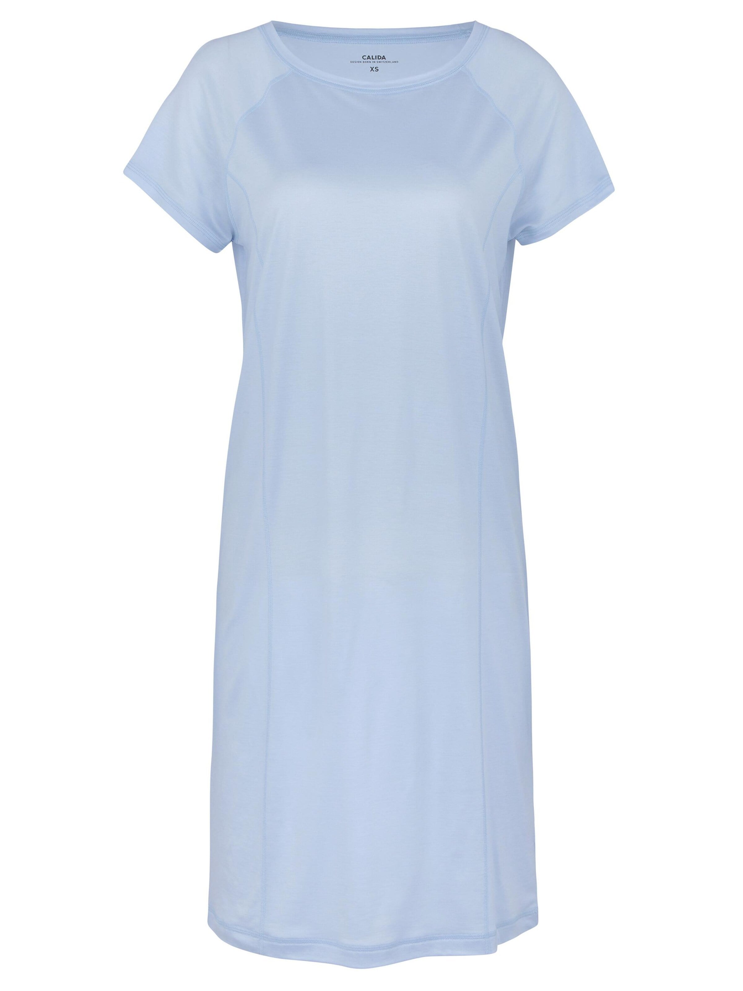 CALIDA Nachthemd 'DEEPSLEEPWEAR Cooling' in Blauw: voorkant