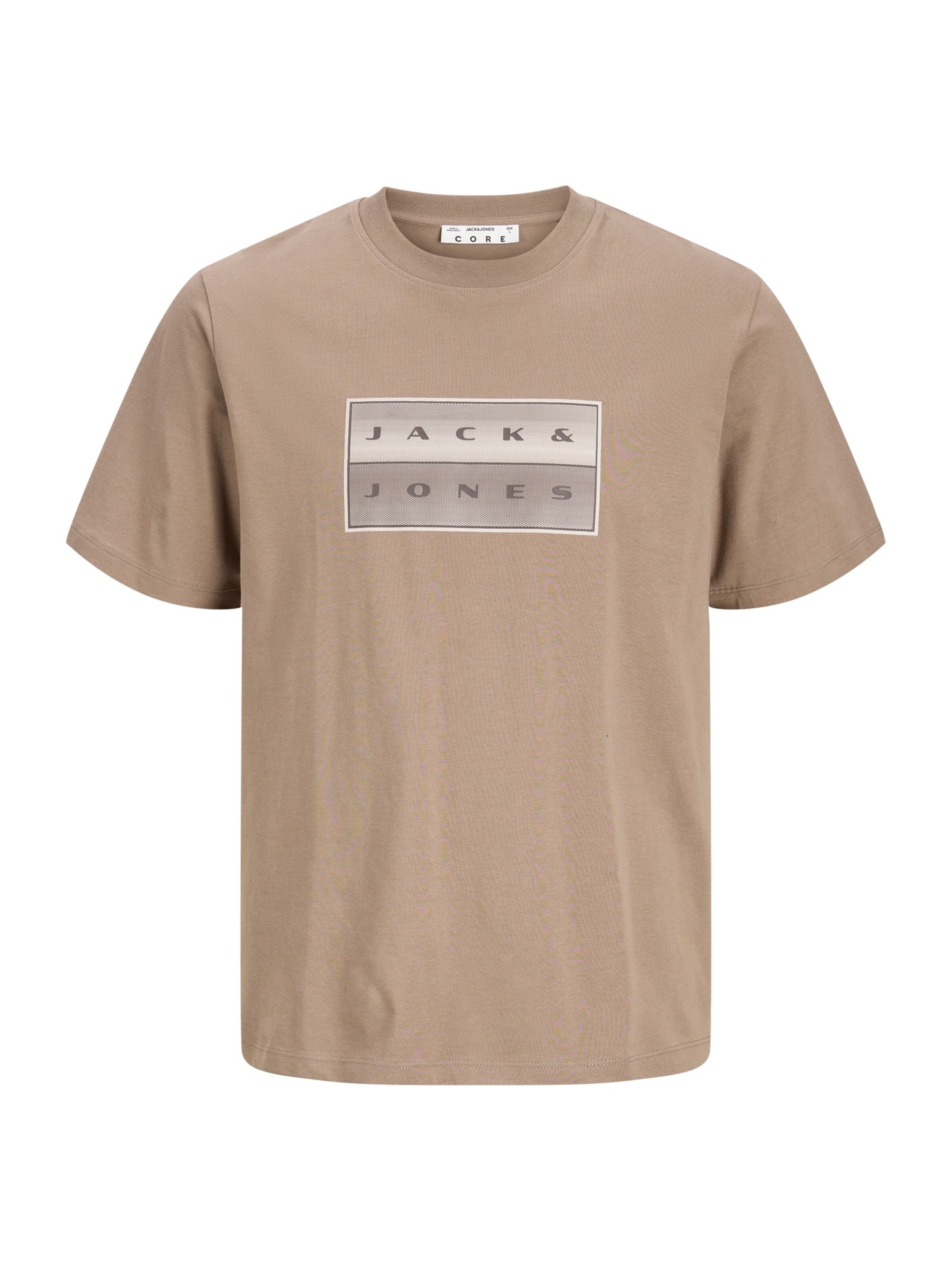 Jack & Jones Junior Shirt 'JCOFusion' in Brown: front