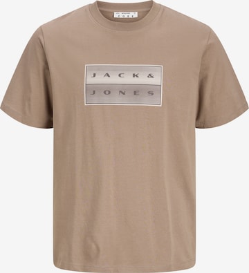 Jack & Jones Junior Shirt 'JCOFusion' in Brown: front