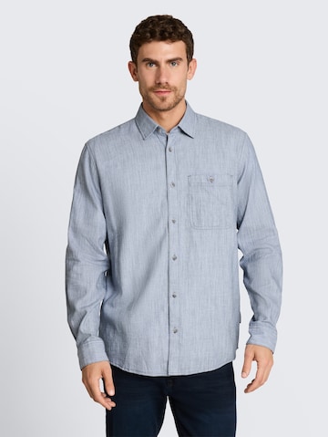 TOM TAILOR Regular Fit Hemd in Blau: Vorderseite