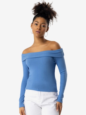 No Matter What Shirt in Blau: Vorderseite