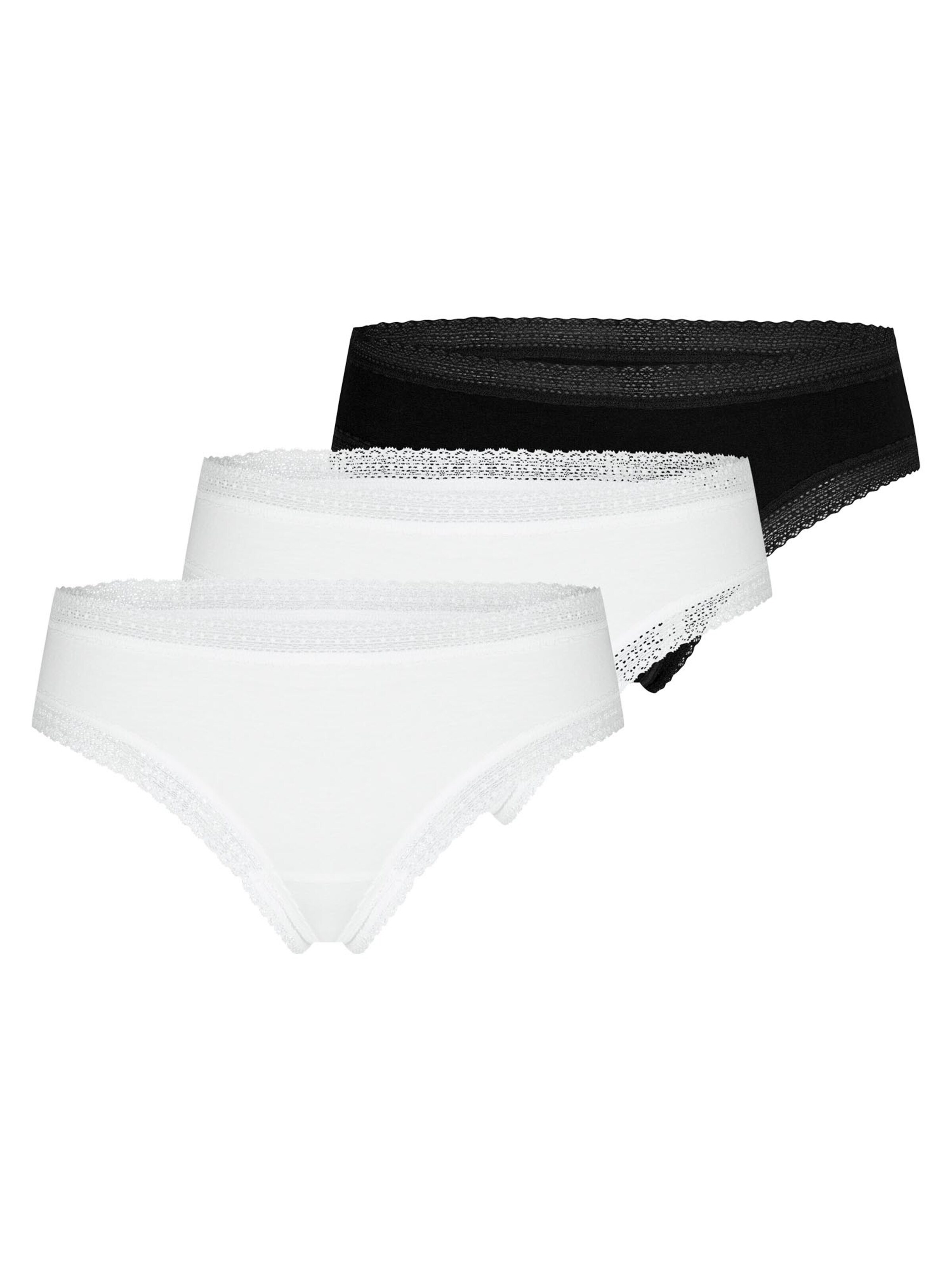 Mey Boyshorts 'Modal Lace' in Silver: front