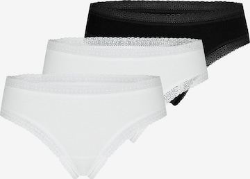 Mey Boyshorts 'Modal Lace' in Silver: front