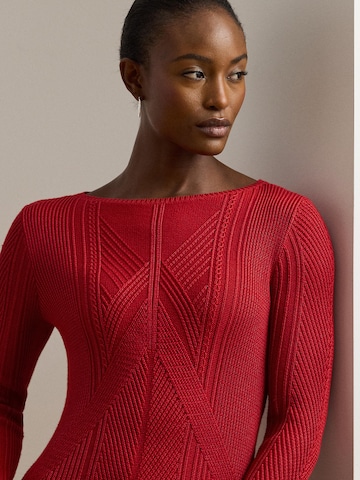 Robes en maille Lauren Ralph Lauren en rouge