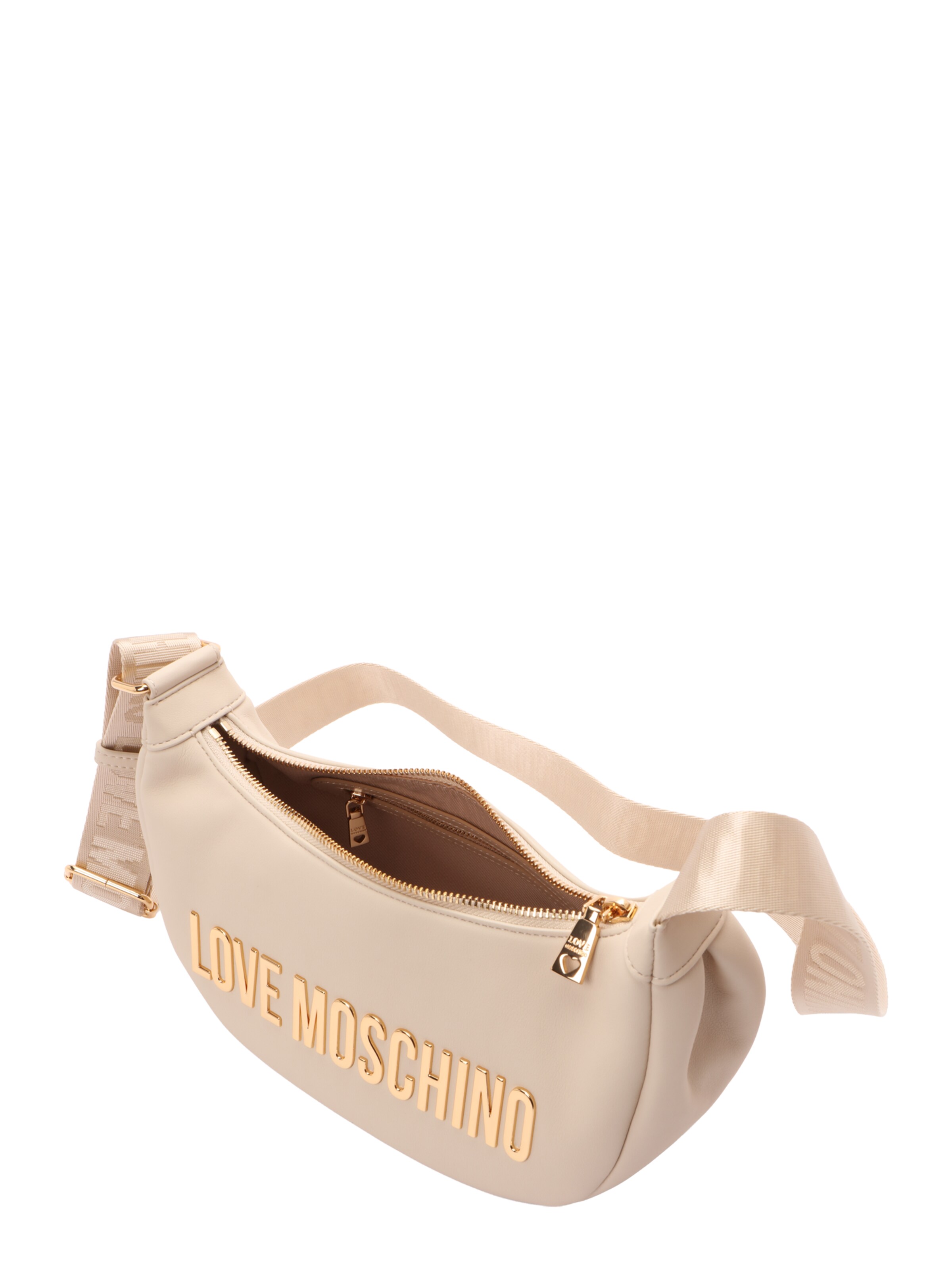 Borsa a tracolla di Love Moschino in beige