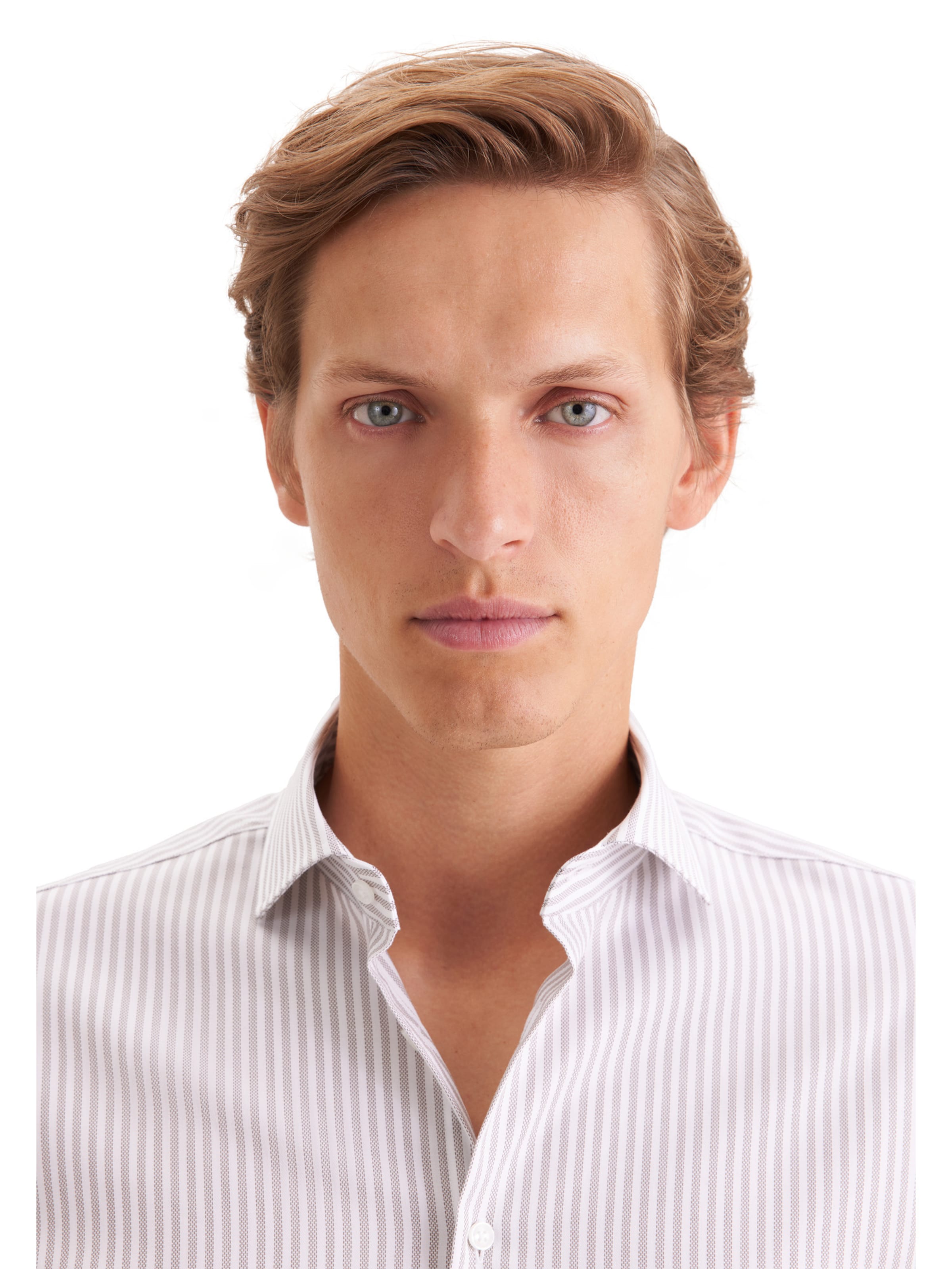 Coupe slim Chemise business SEIDENSTICKER en marron