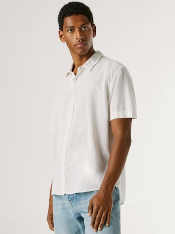 Coupe regular Chemise 'Percy' Pepe Jeans en blanc