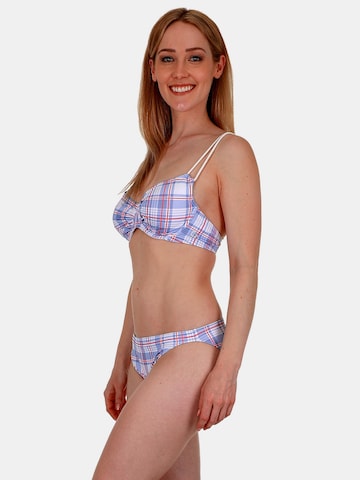 OLYMPIA Balconette Bikini Top in White