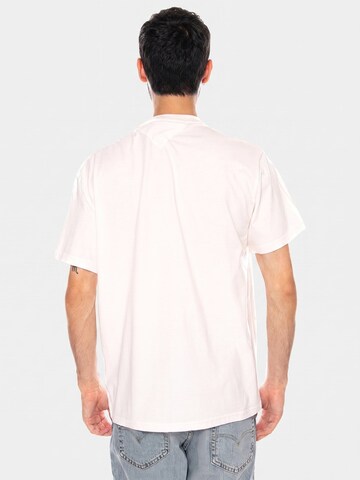 T-Shirt 'TJM REG TJ REPEAT SS TEE ANCIENT WHITE' TOMMY HILFIGER en blanc